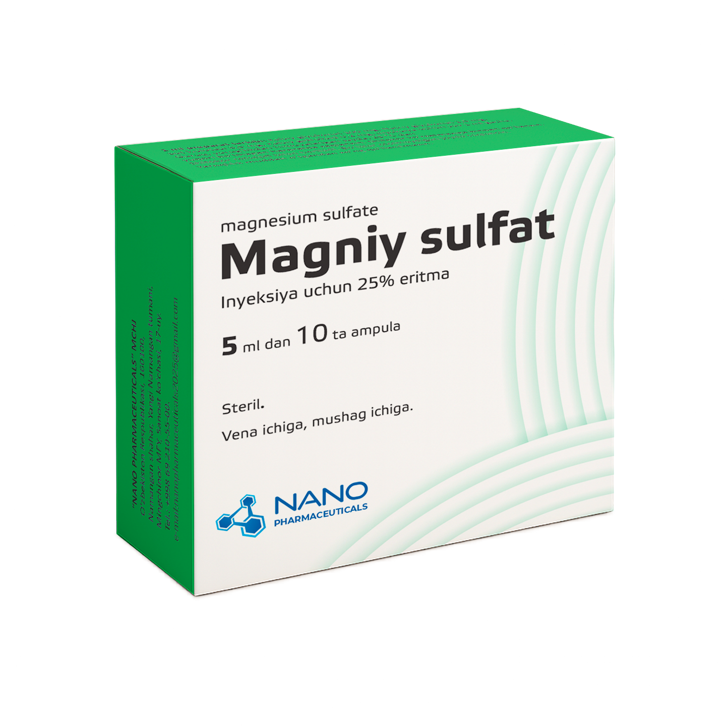 Magniy sulfat 25%