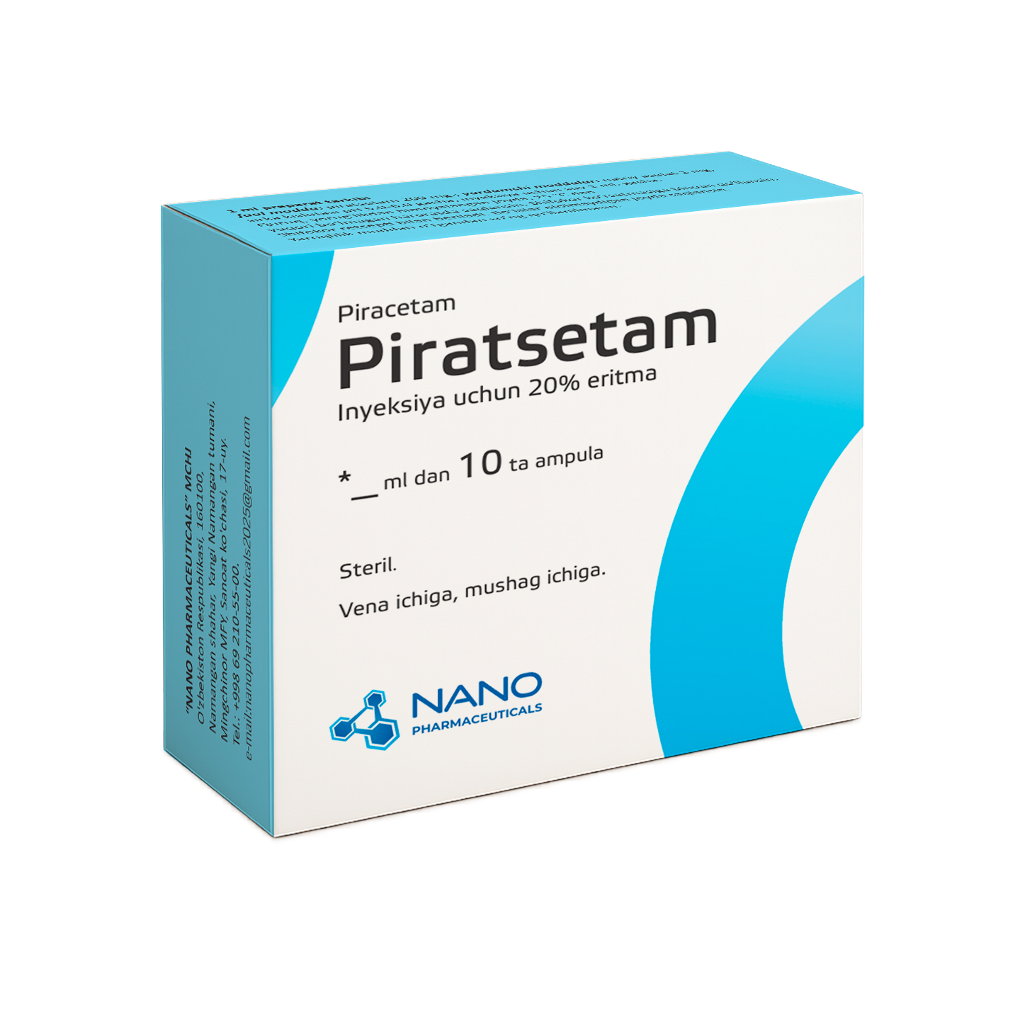 Piracetam 20% in'ektsiya